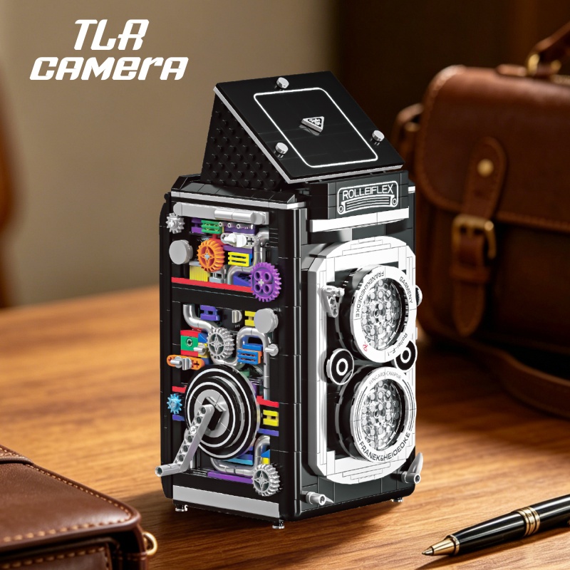 Collectible Vintage Cameras - Set de bloques de construcción de