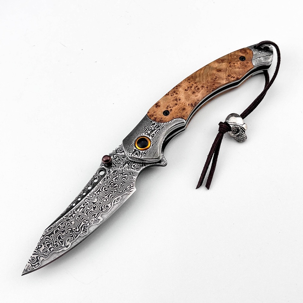 Vintage Collectible Knives - Cuchillo Plegable de Alta Dureza con