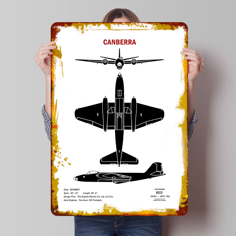 Canberra Vintage & Collectible Centre Reviews - Placa de Metal Personalizada con Diseño