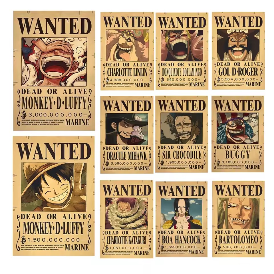 Vintage Toys Collection - Pósteres de Anime One Piece de