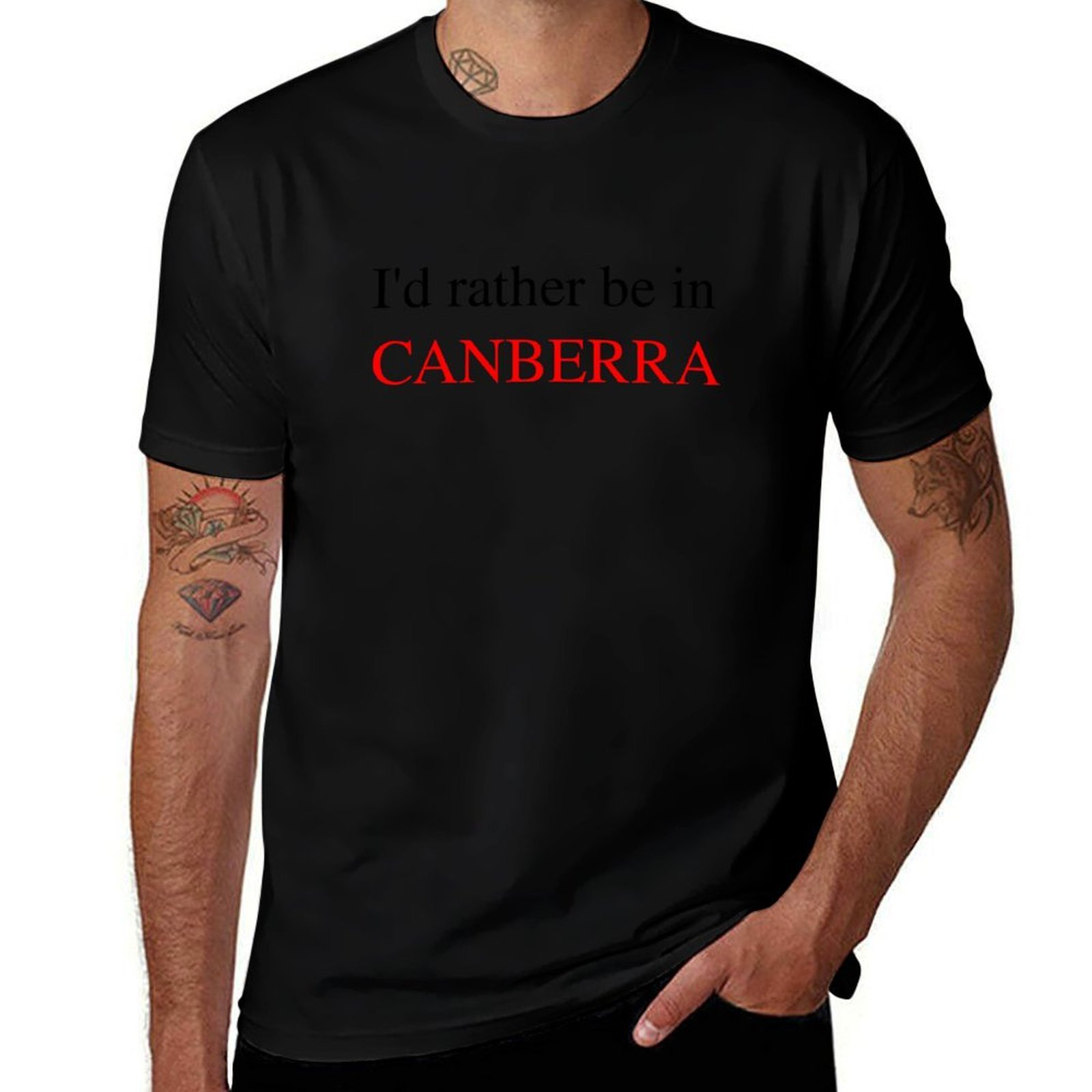 Canberra Vintage & Collectible Centre Reviews - I'd rather be in CANBERRA t-shirt