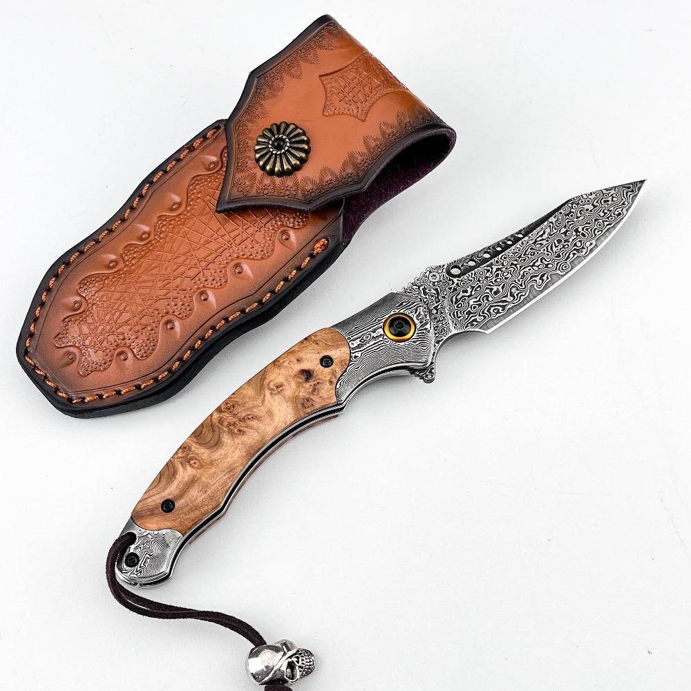 Vintage Collectible Knives - Cuchillo Plegable de Alta Dureza con