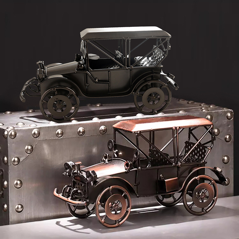 Vintage Toys Collection - Adornos de Coche Antiguo de Aleación