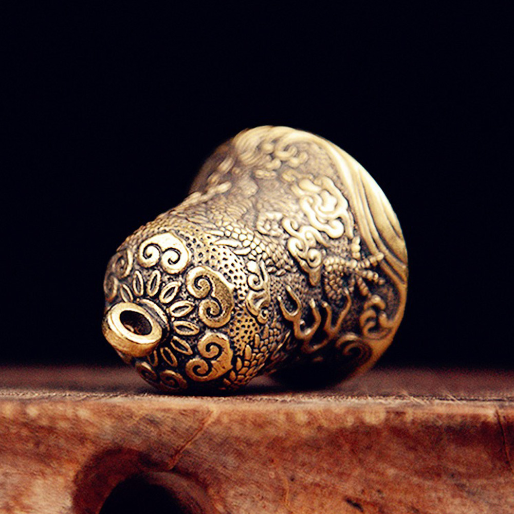 Nuevo tótem de dragón tallado  - Vintage Collectible Bells reseña y precio