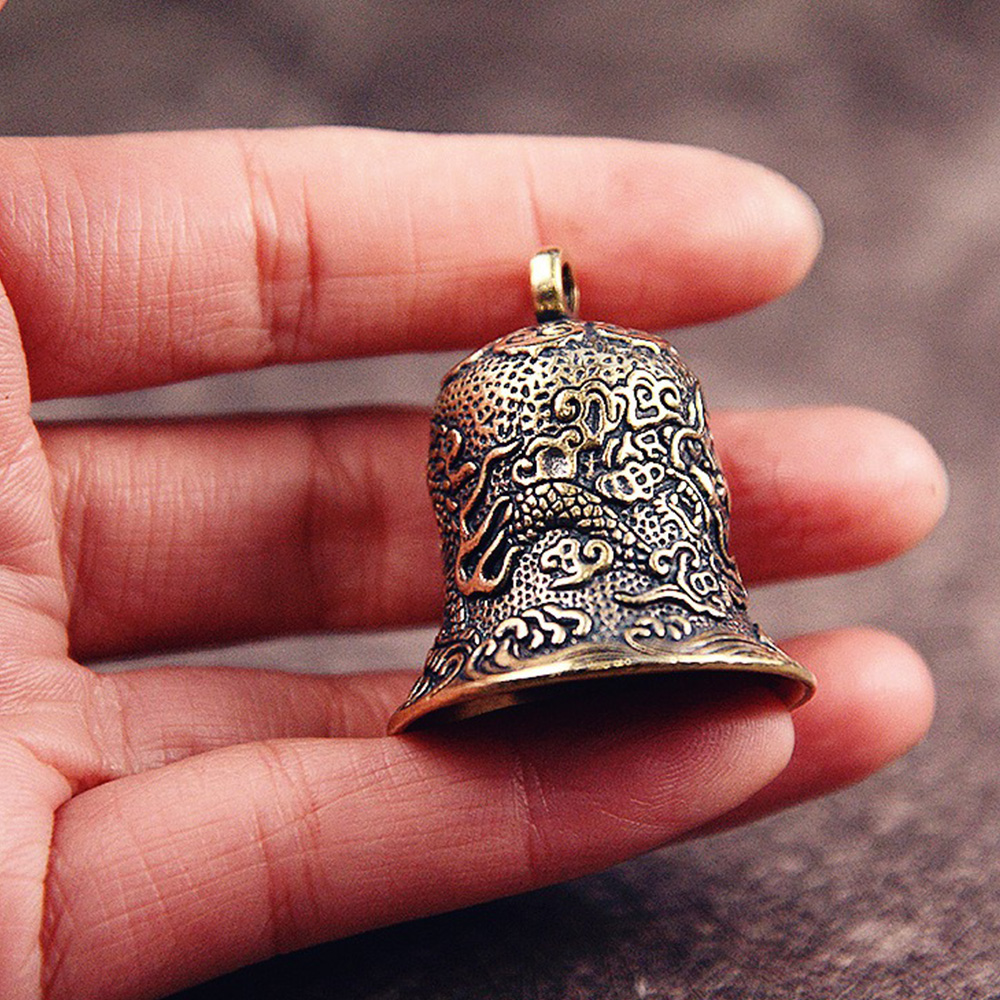 Nuevo tótem de dragón tallado  - Vintage Collectible Bells reseña y precio