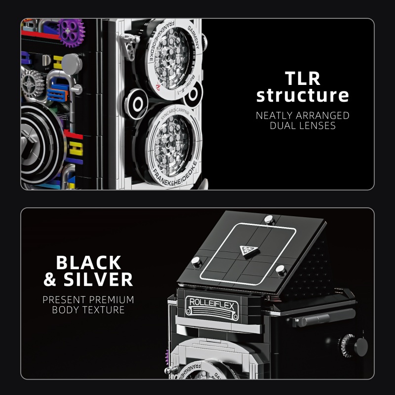 Set de bloques de construcción - Collectible Vintage Cameras reseña y precio