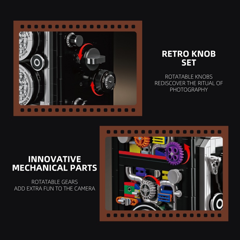 Set de bloques de construcción - Collectible Vintage Cameras reseña y precio