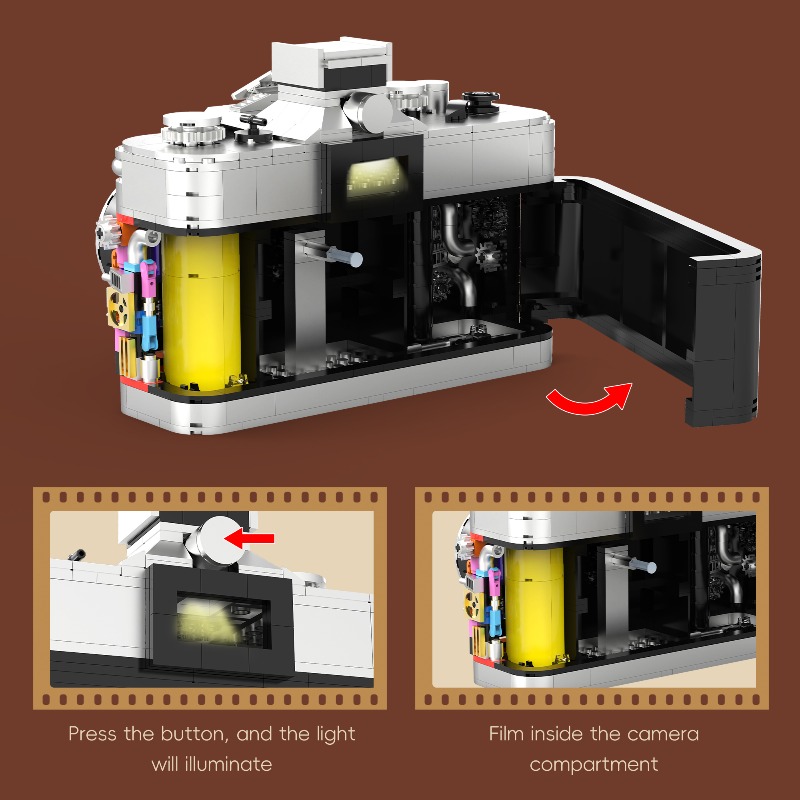 865 u 805 Piezas de Bloques de - Collectible Vintage Cameras reseña y precio