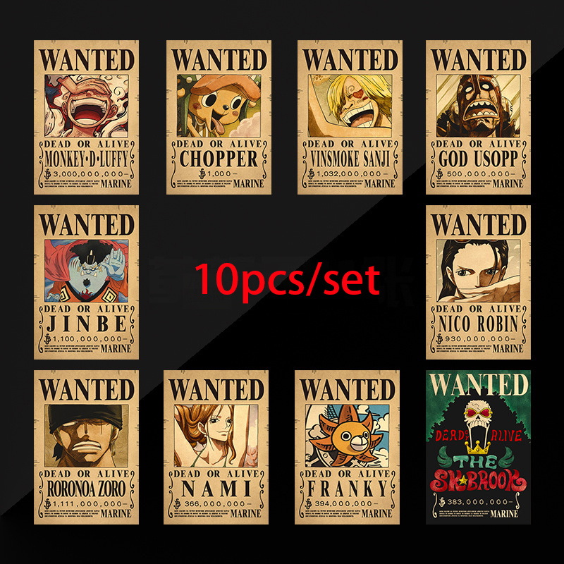 10 Piezas de Pósters de Anime  - Vintage Toys Collection reseña y precio
