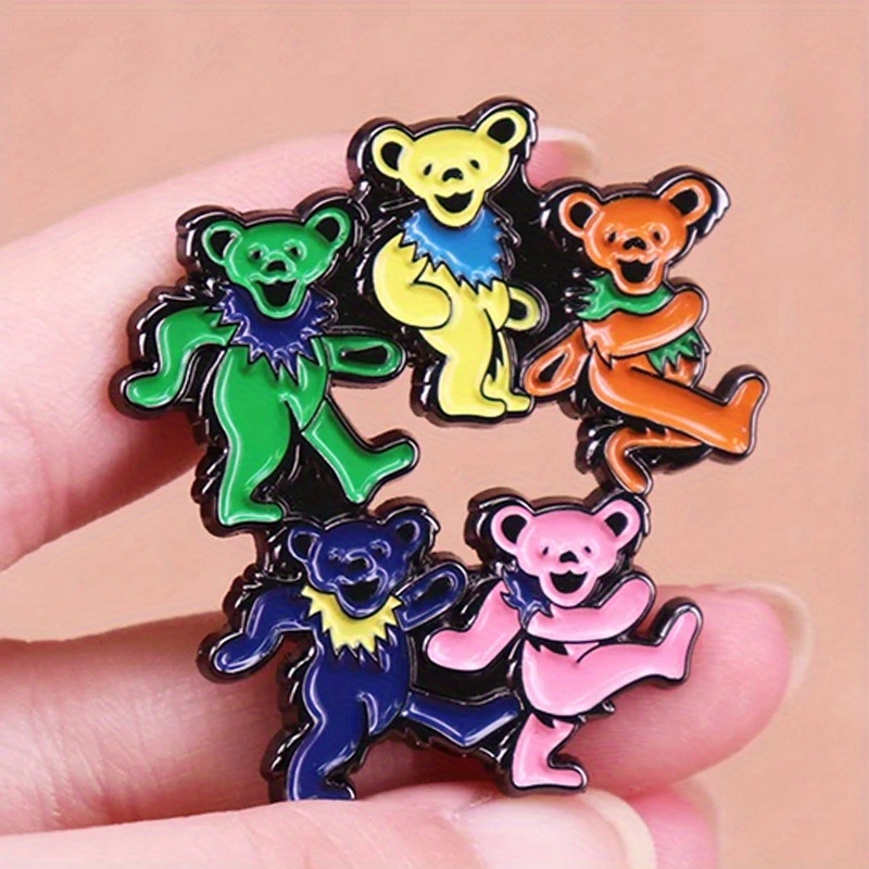 Pin esmaltado de osos bailando - Vintage Collectible Bears reseña y precio