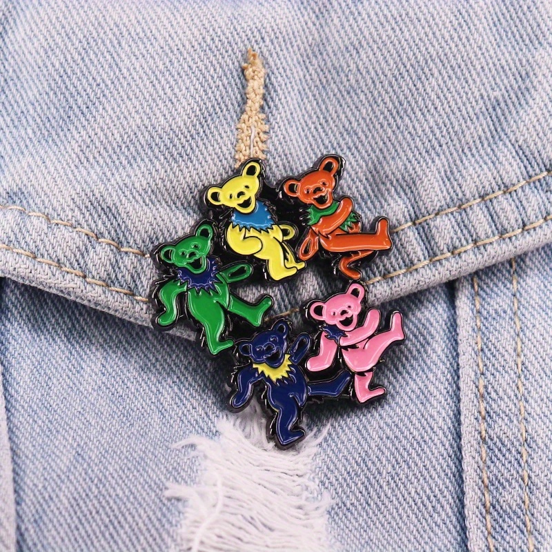 Pin esmaltado de osos bailando - Vintage Collectible Bears reseña y precio