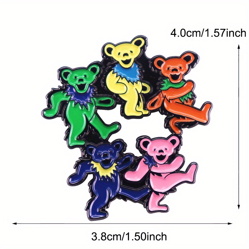 Pin esmaltado de osos bailando - Vintage Collectible Bears reseña y precio