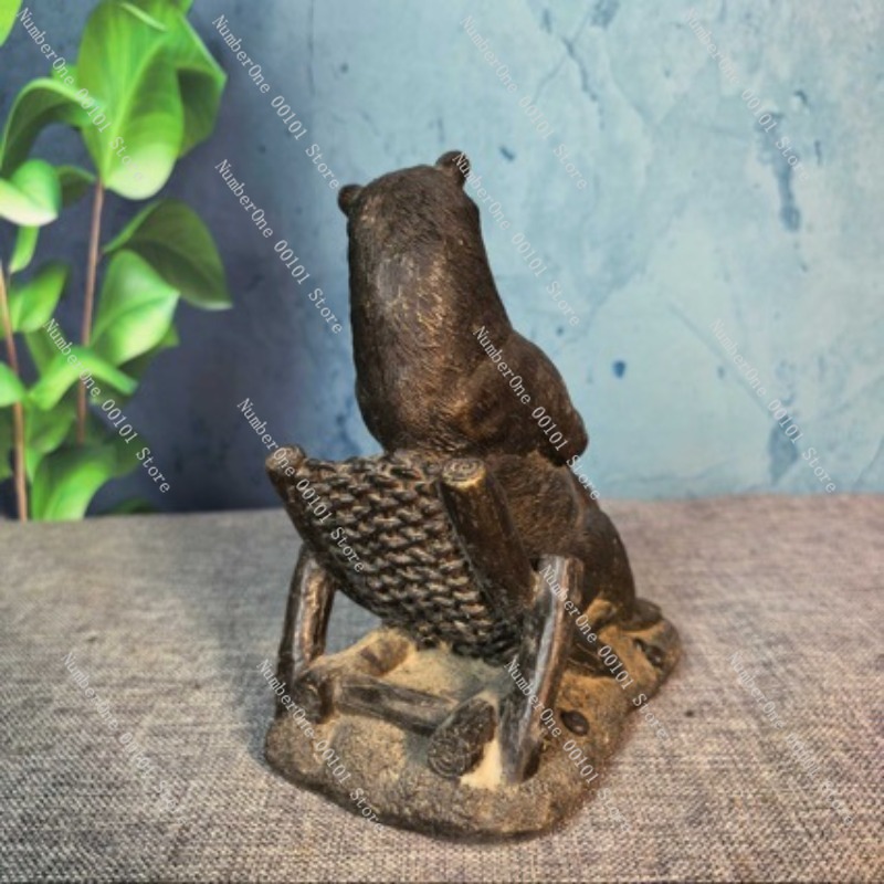 Adorno de Oso de Bronce Antigu - Vintage Collectible Bears reseña y precio