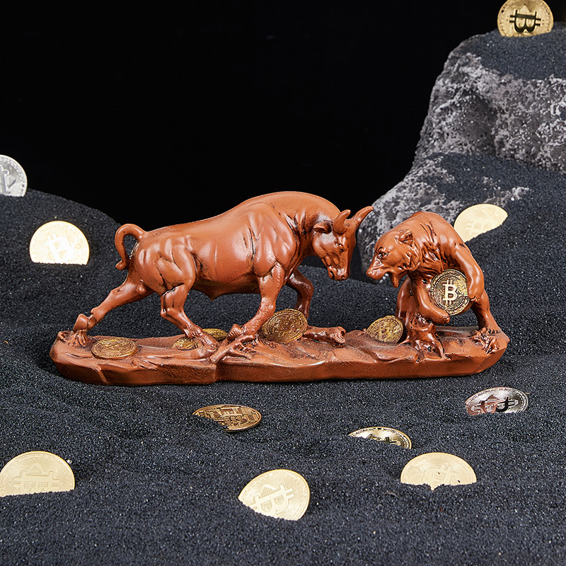 Estatua de Oso Toro Feng Shui, - Vintage Collectible Bears reseña y precio