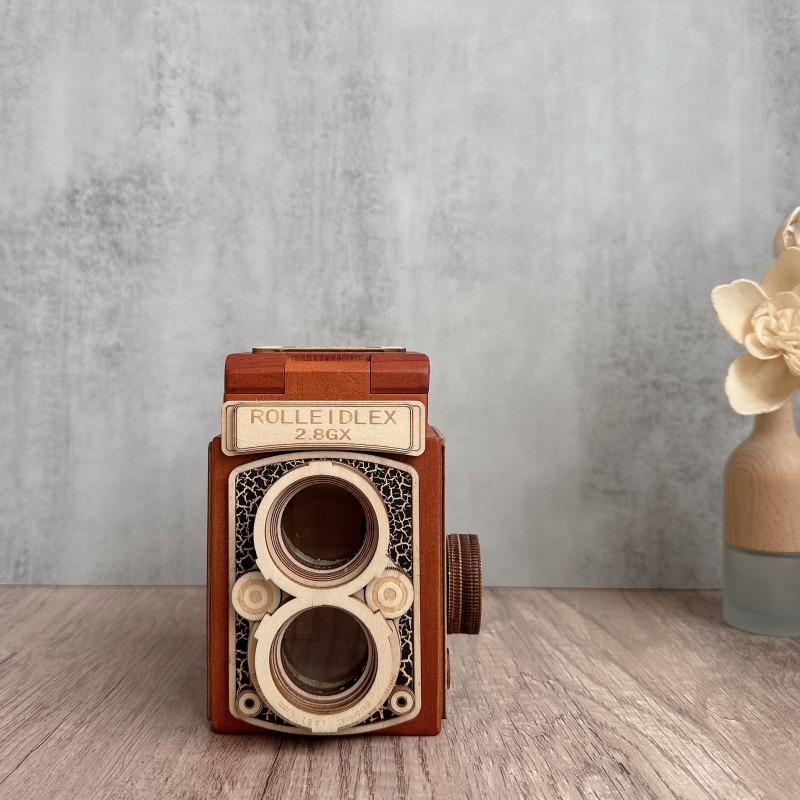 Caja Musical de Madera Vintage - Collectible Vintage Cameras reseña y precio