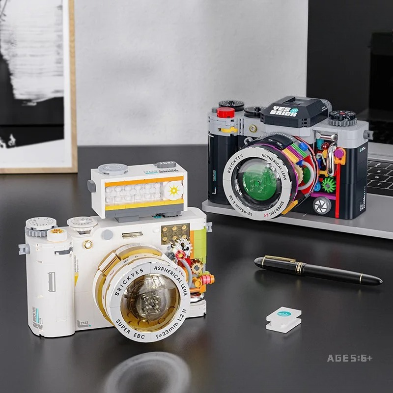 Modelo de bloques de construcc - Collectible Vintage Cameras reseña y precio