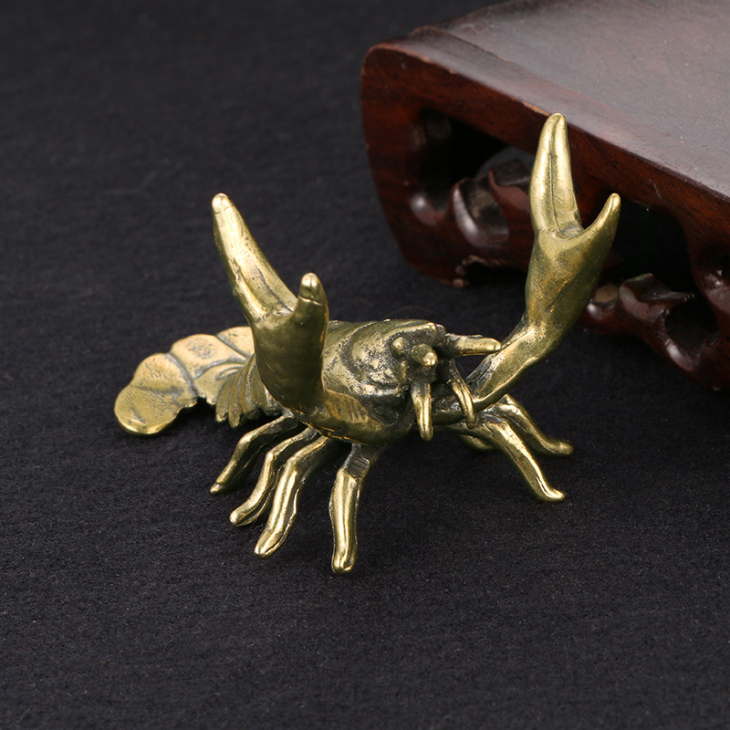 【F】Adorno de cangrejo de latón - Vintage Collectible Pens reseña y precio