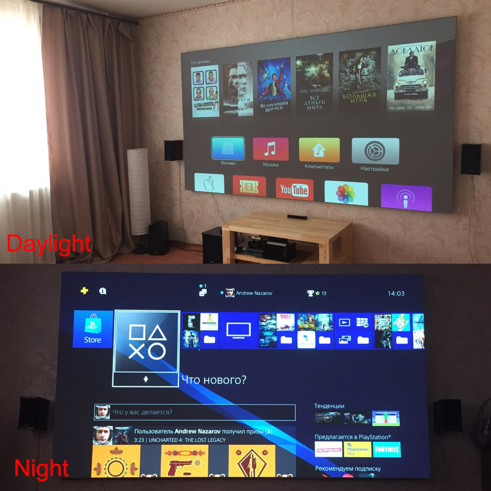 Pantalla de proyector Salange, - Slide Film 120 reseña y precio