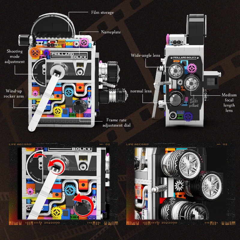 805 u 865 piezas de bloques de - Collectible Vintage Cameras reseña y precio